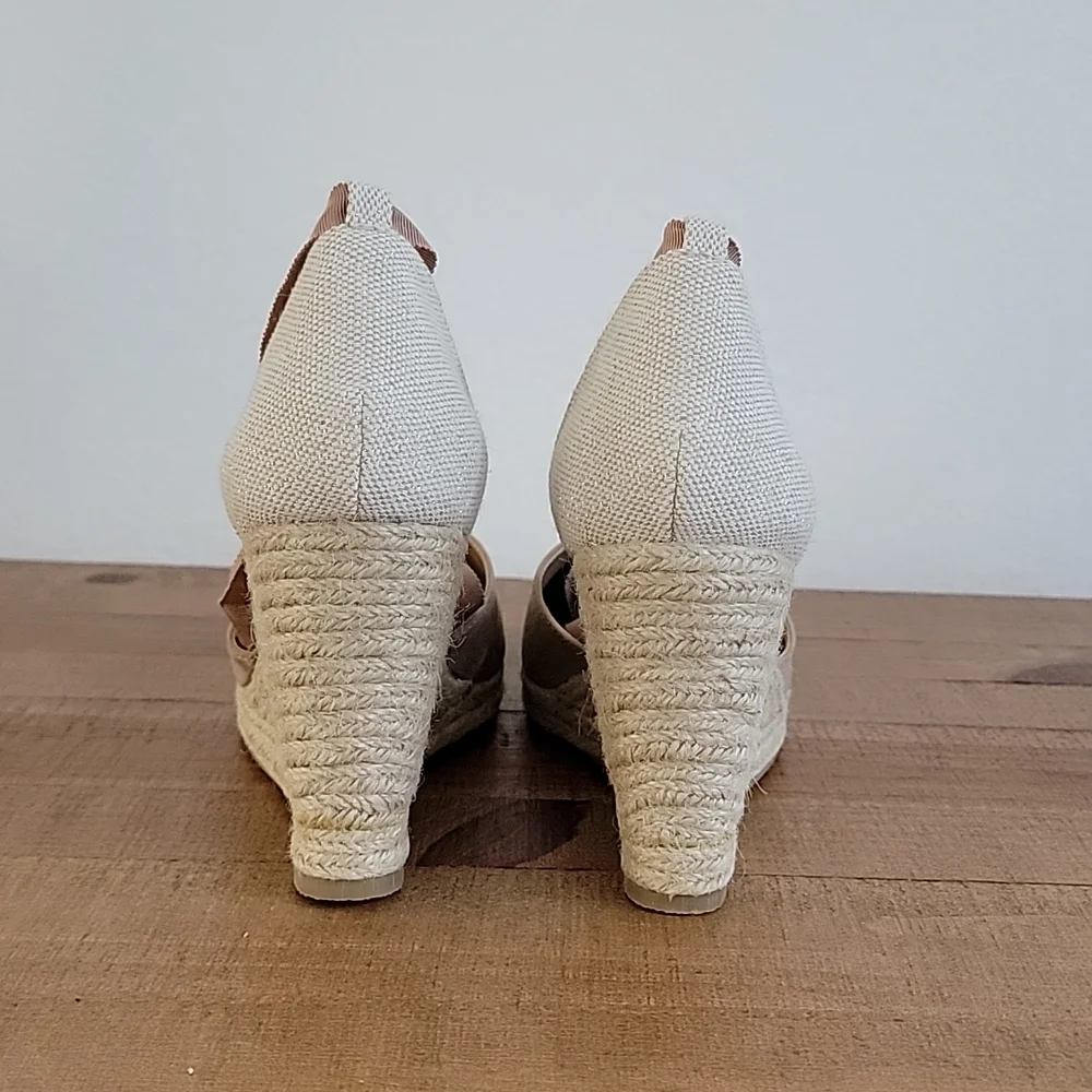 JustFab Nicoletta Espadrille Wedge - Wide Width 7 - Picture 3 of 8
